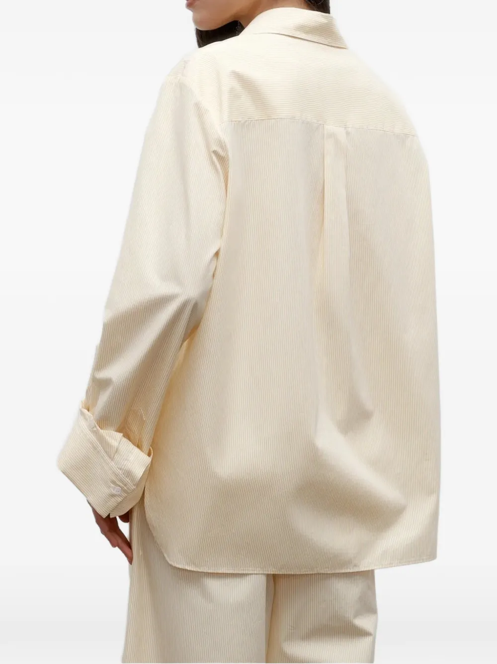 TWP Gestreept shirt Beige