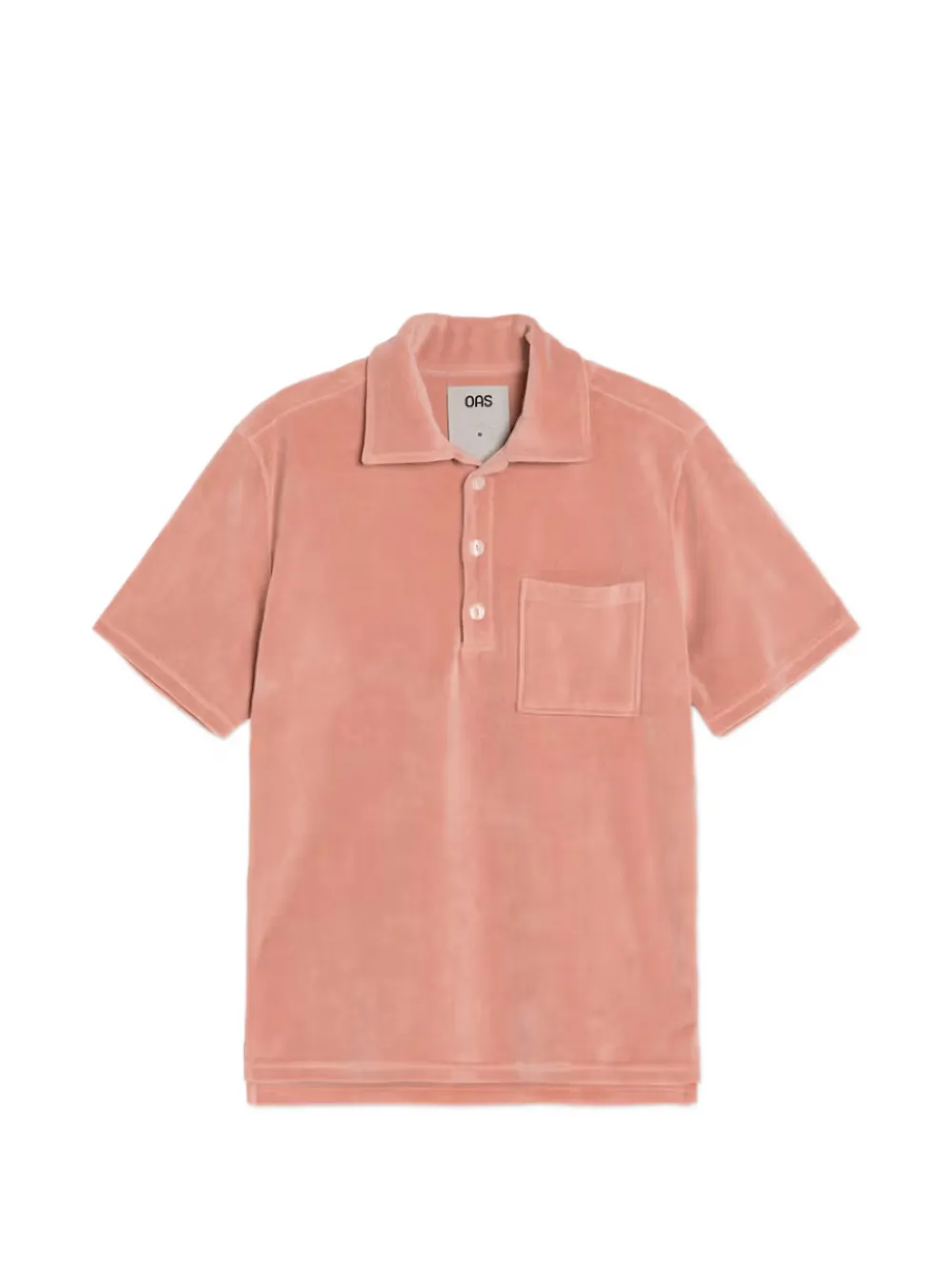 OAS Company Cameo Girona terry-cloth polo shirt - Rosa