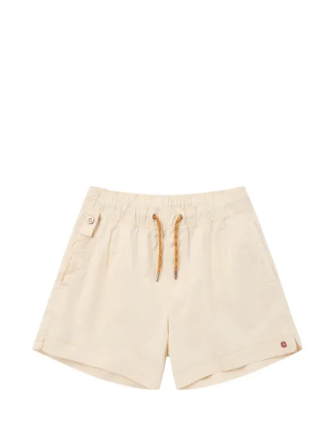 AMUNDSEN drawstring-waistband logo-patch shorts