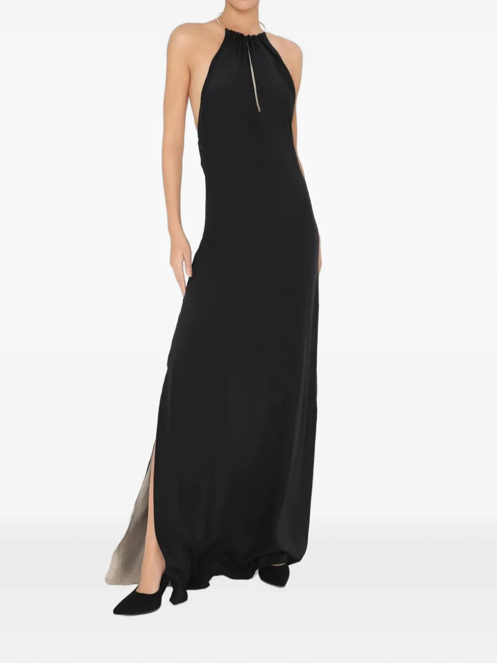 Charlotta Gandolfo sleeveless open-back maxi dress