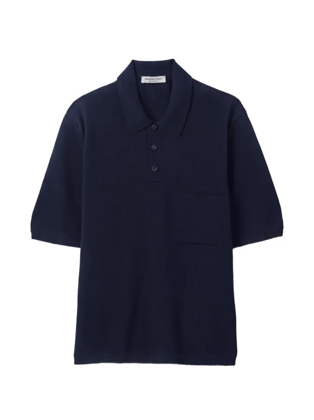 Johnstons of Elgin knitted polo shirt - Blu