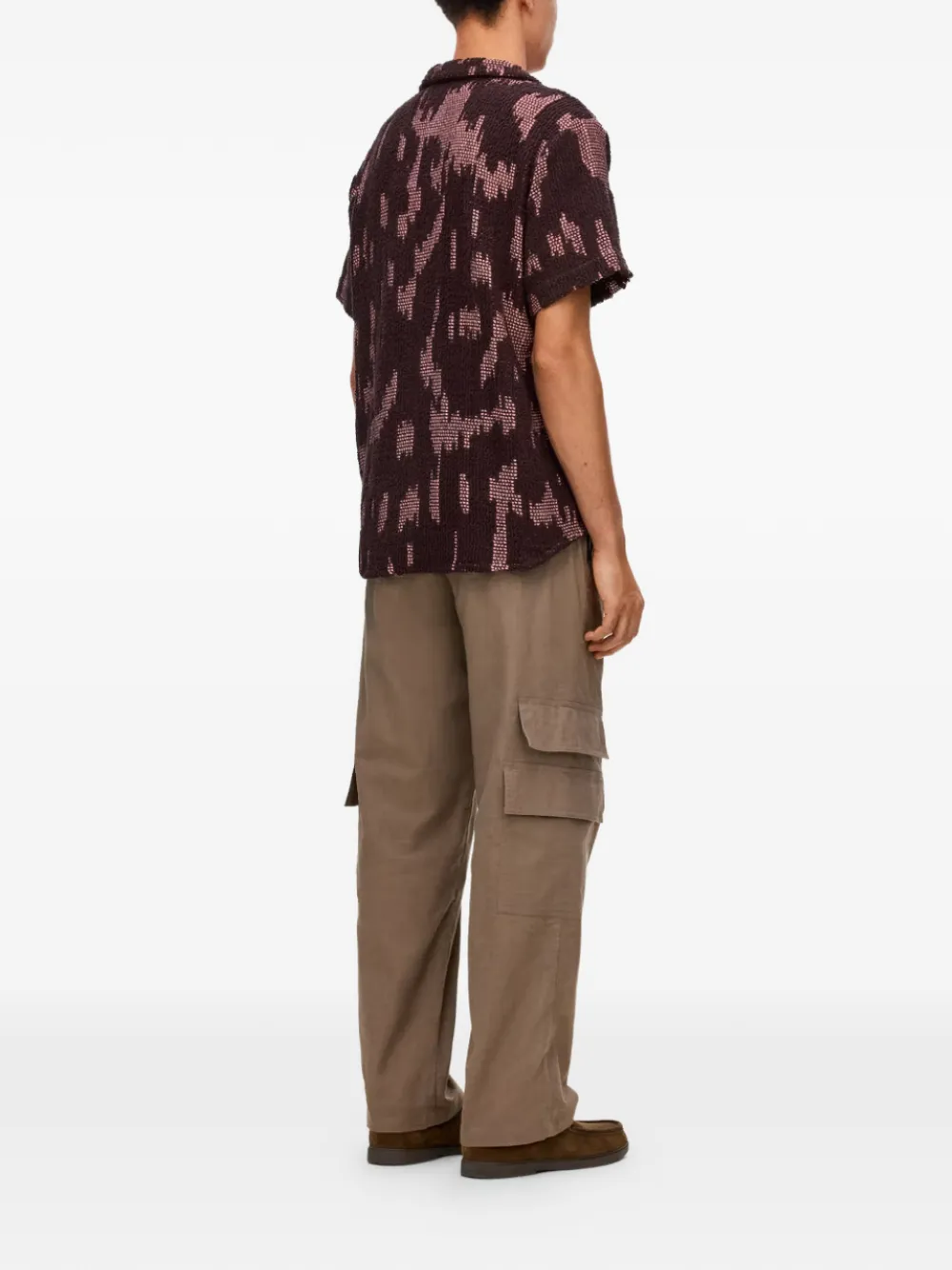 OAS Company Brink Cuba button-down overhemd Bruin