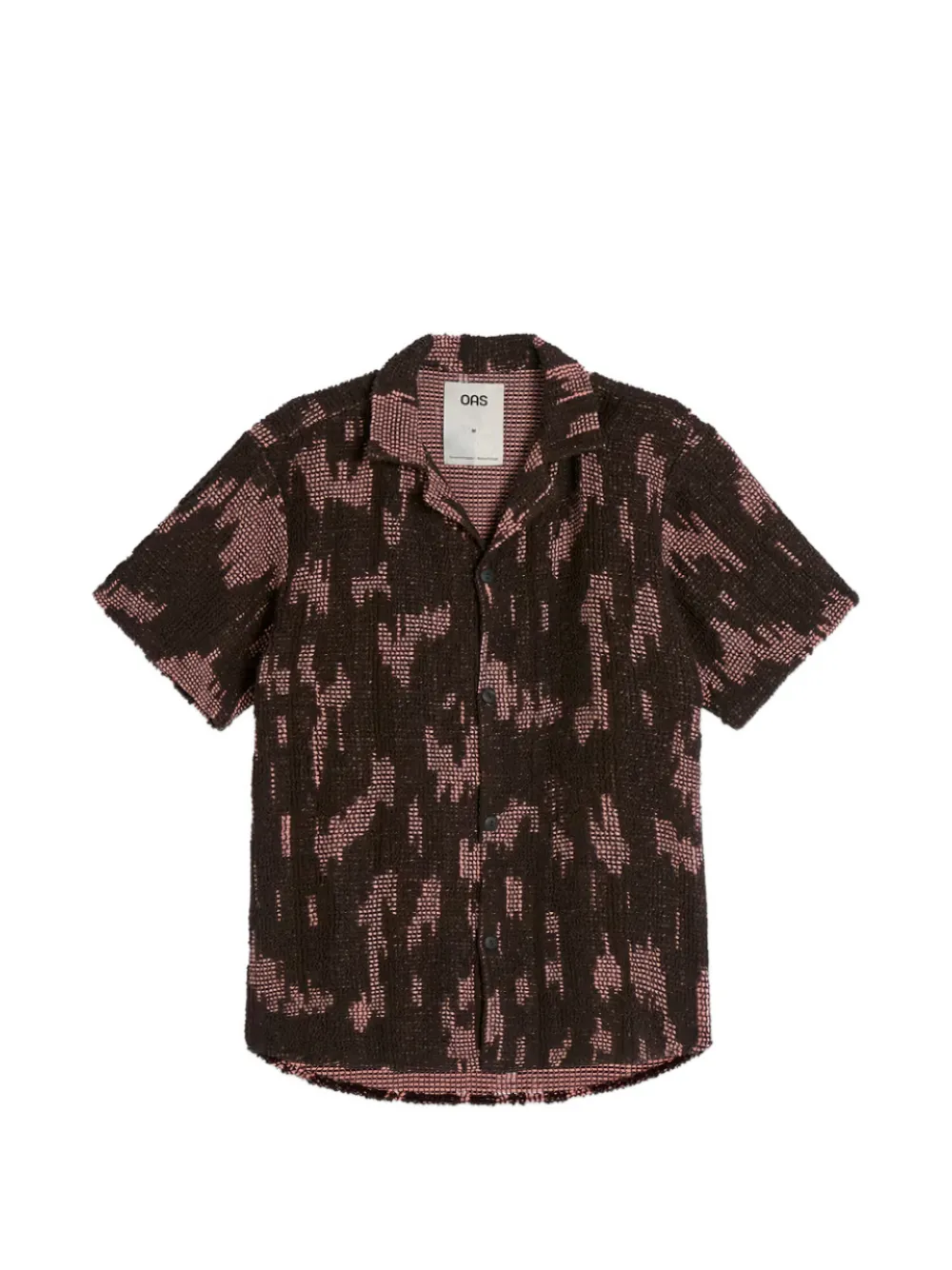 OAS Company Brink Cuba button-down shirt - Marrone