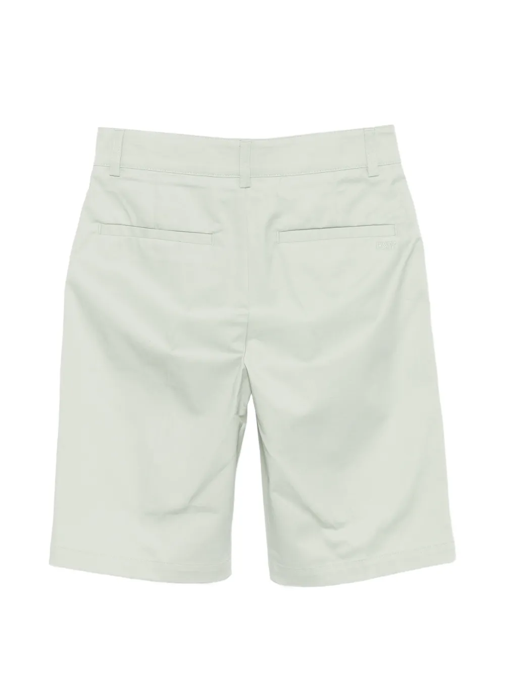 Fay Kids Shorts met geborduurd logo Groen