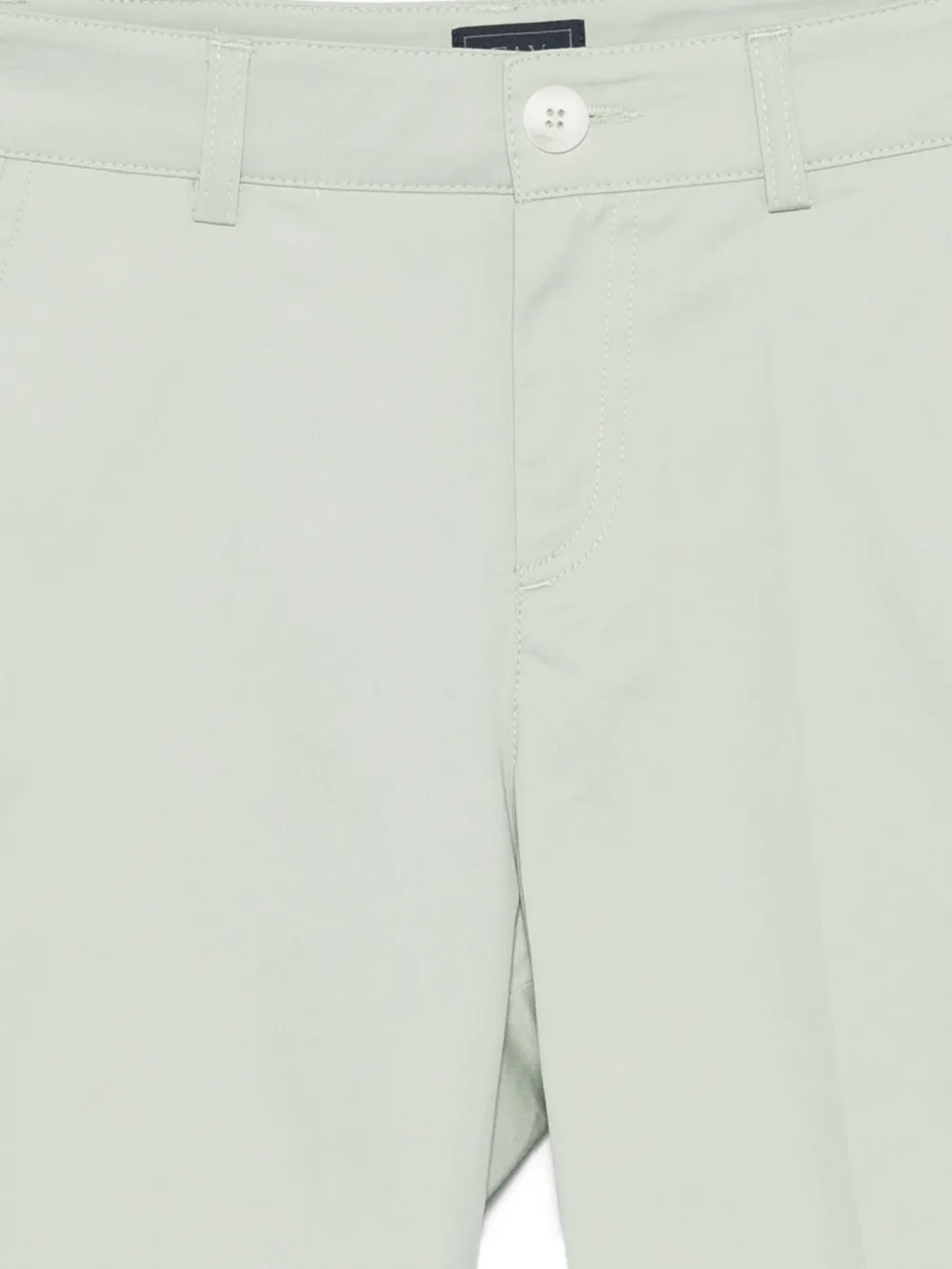 Fay Kids Shorts met geborduurd logo Groen