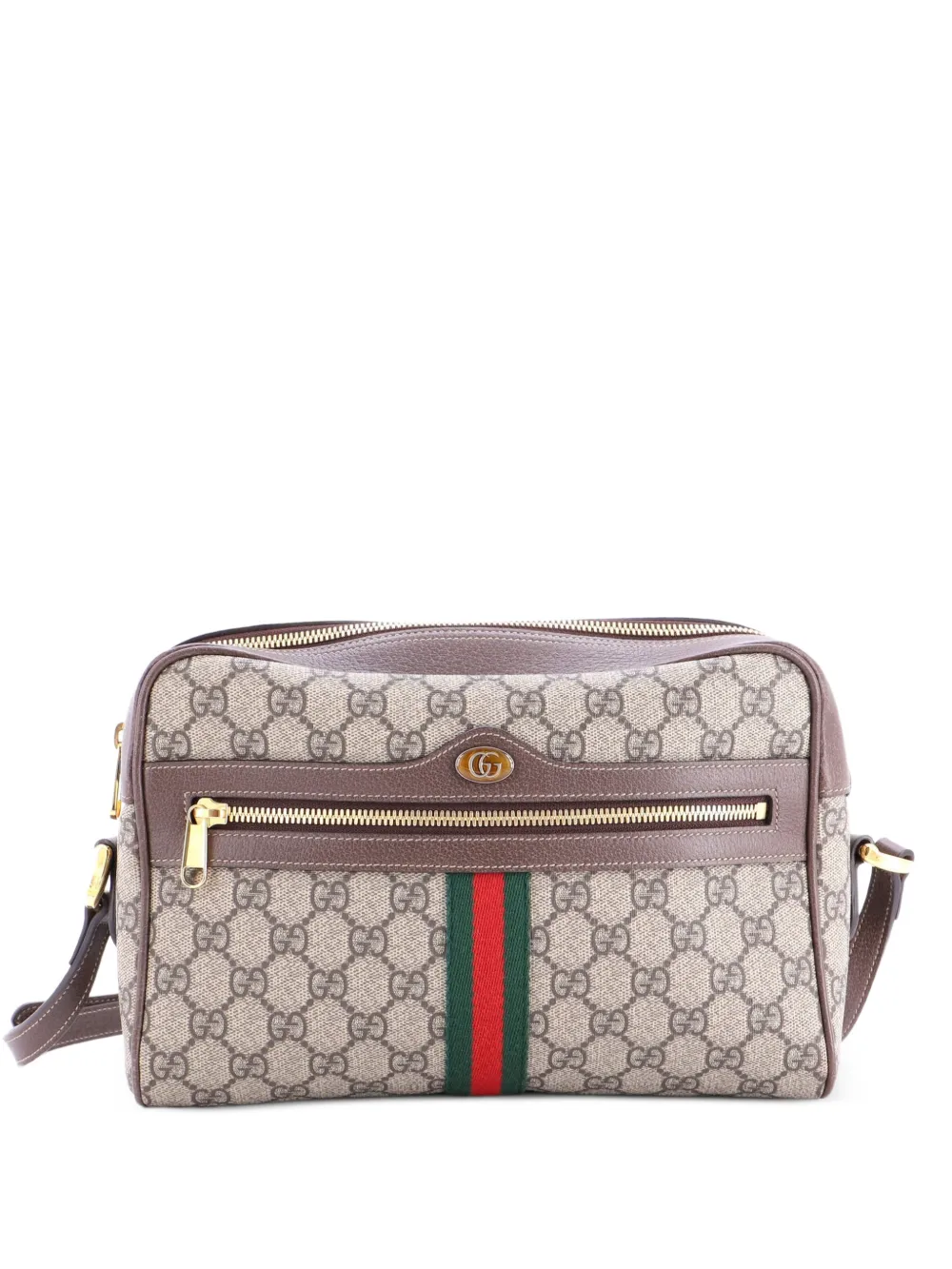 Gucci Pre-Owned Ophidia Shoulder Bag GG Coated Canvas Small crossbody bag - Marrone