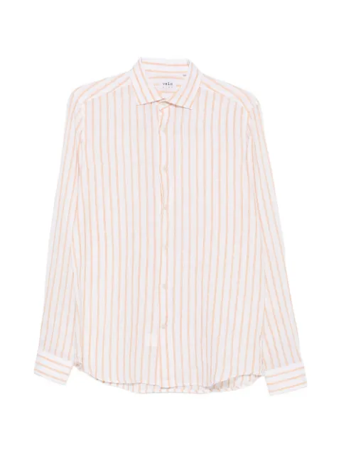 VELA SHOP striped long-sleeve shirt