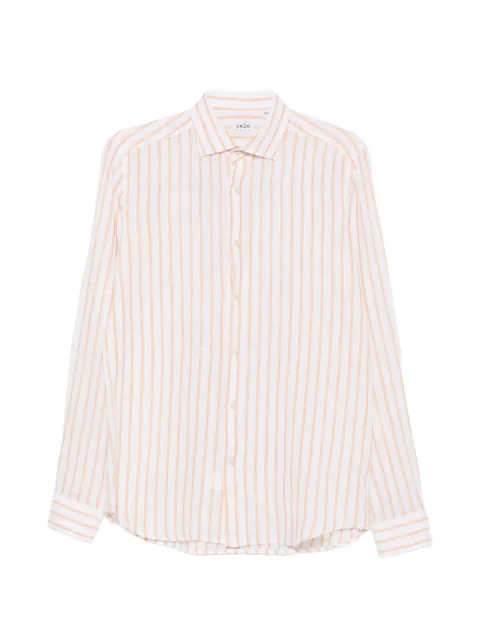 VELA SHOP striped long-sleeve shirt