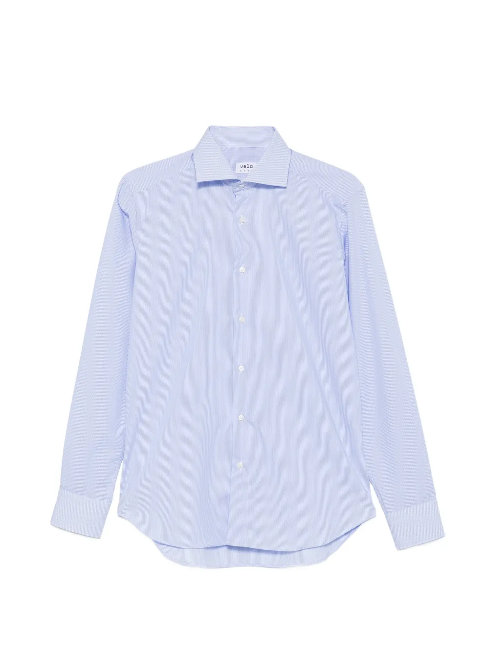 VELA SHOP vertical-stripe shirt - Blu