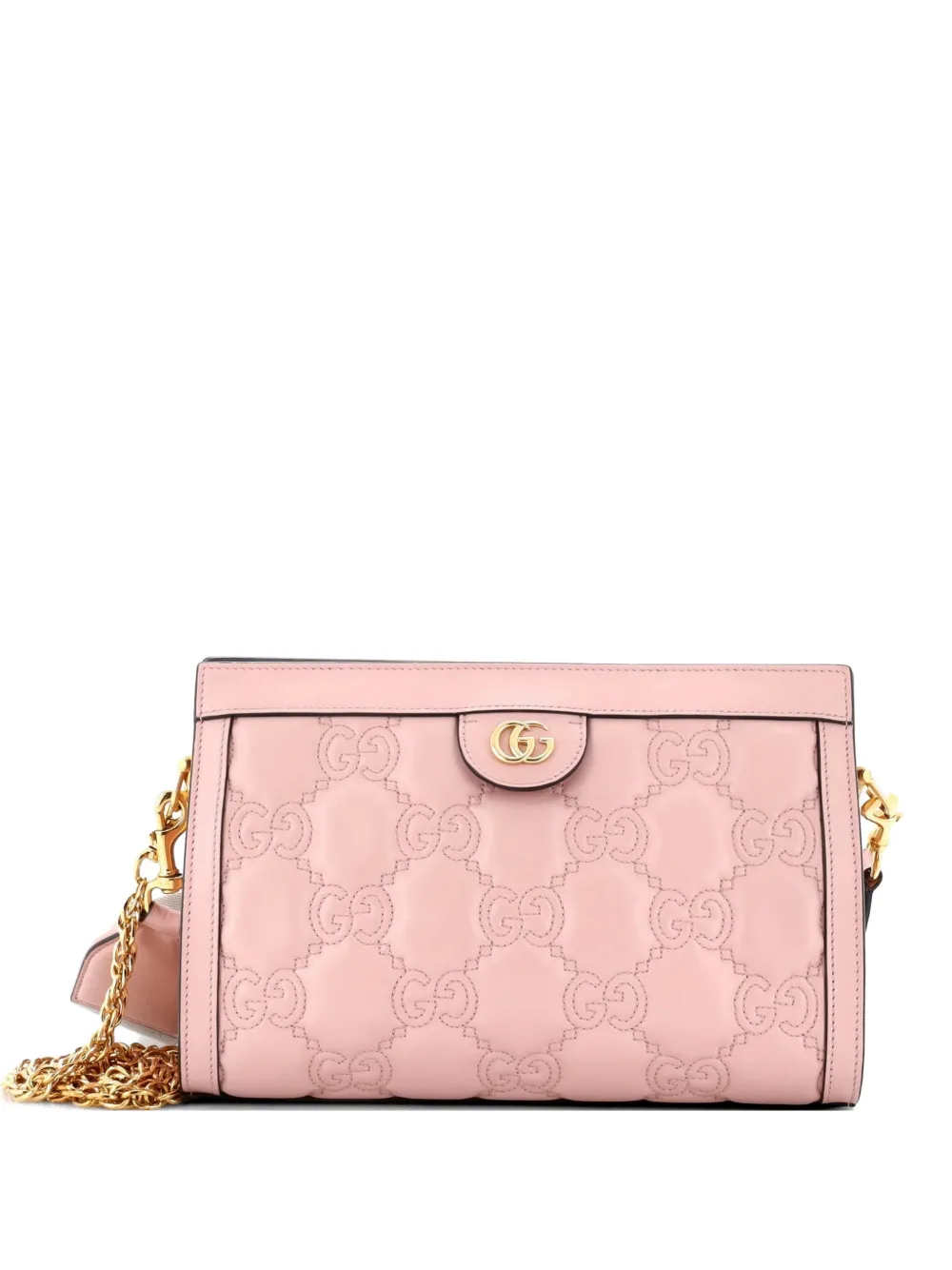 Gucci Pre-Owned Borsa a spalla GG piccola in pelle matelassé - Rosa
