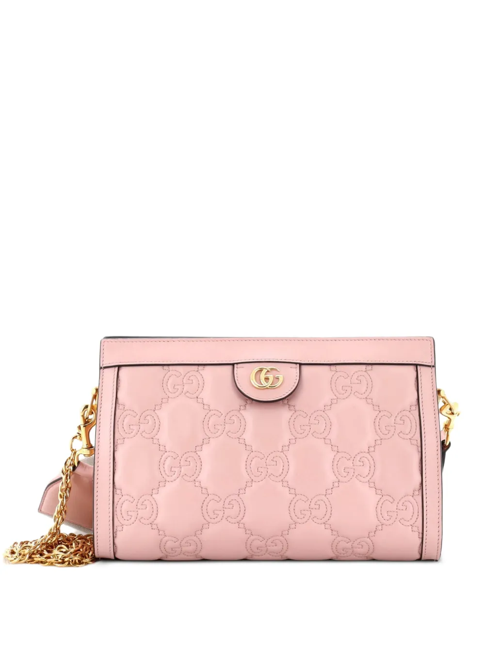 Gucci Pre-Owned Borsa a spalla GG piccola in pelle matelassé - Rosa