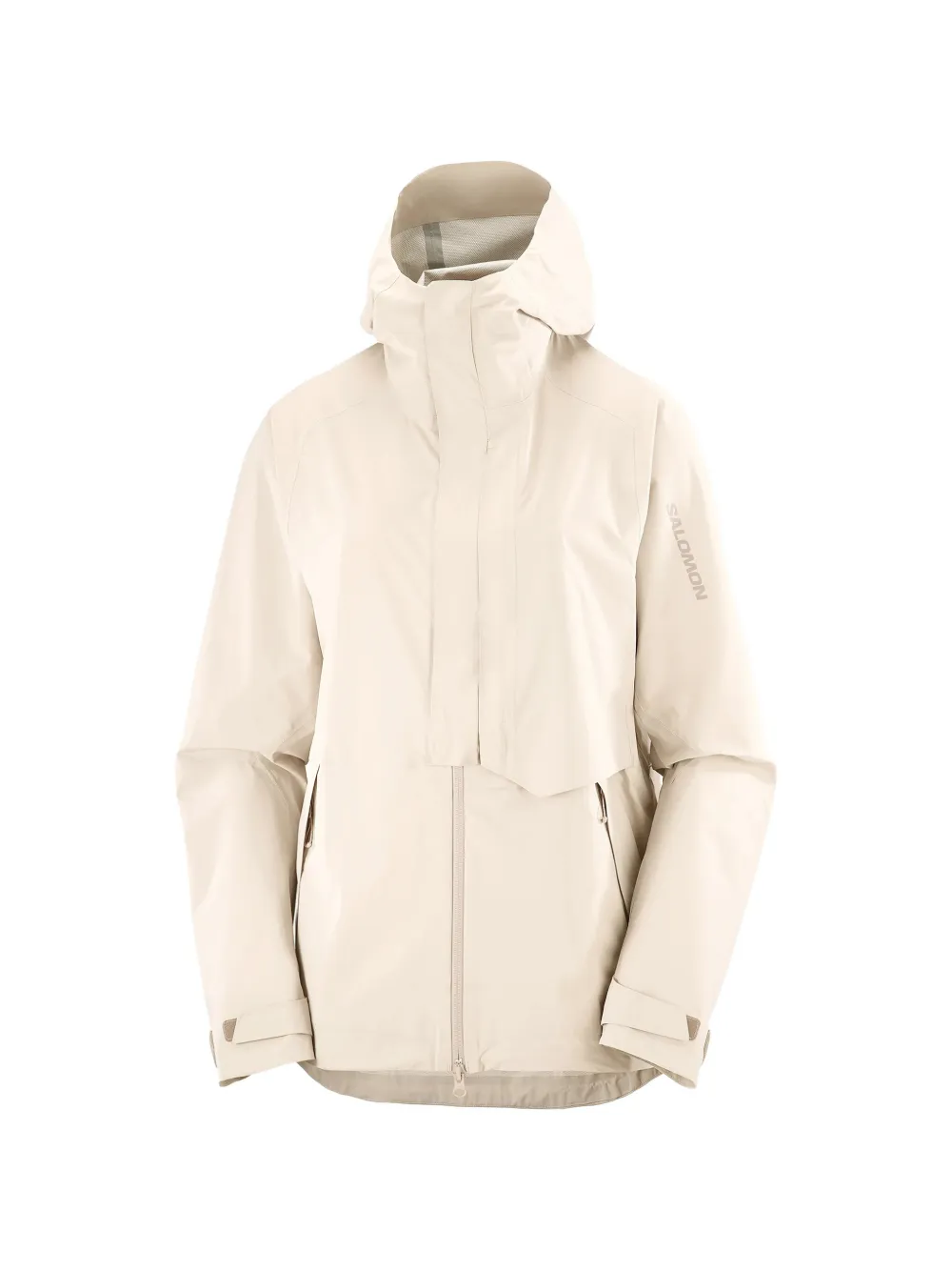Salomon Outerpath Pro hooded logo-print jacket - Nude
