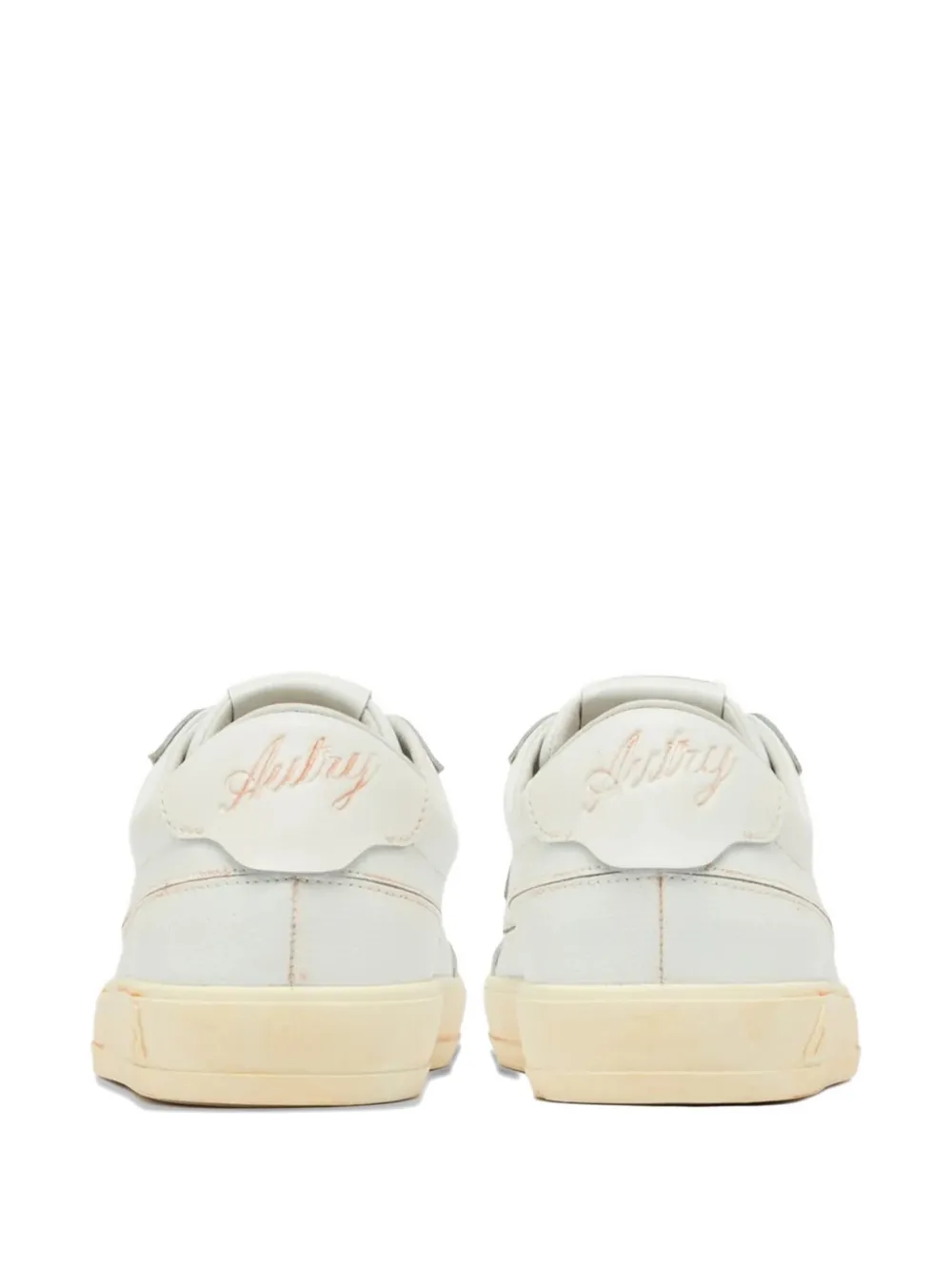 Autry Windscape leren sneakers met logopatch Beige