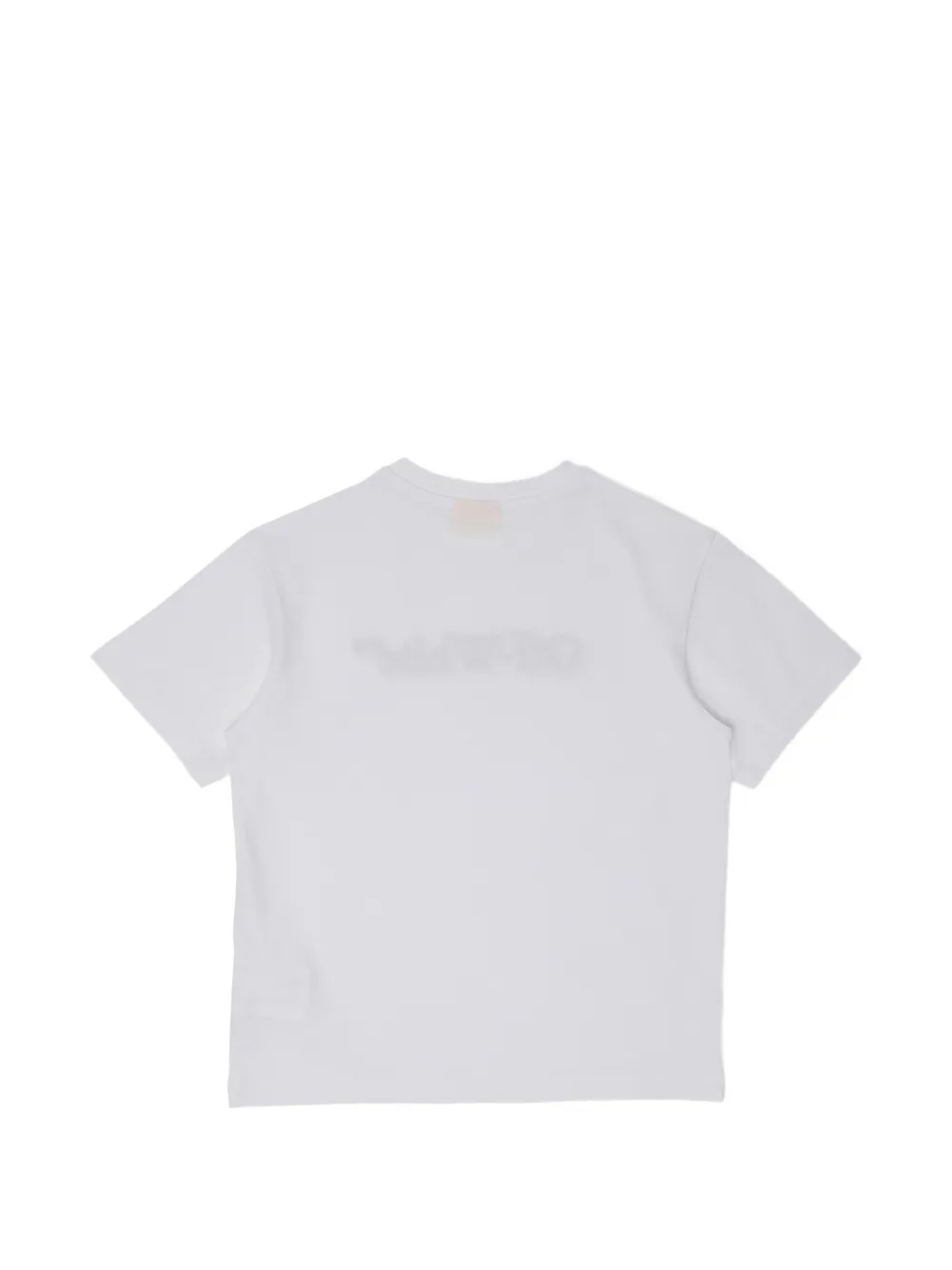 Off-White Kids T-shirt met geborduurd logo Wit