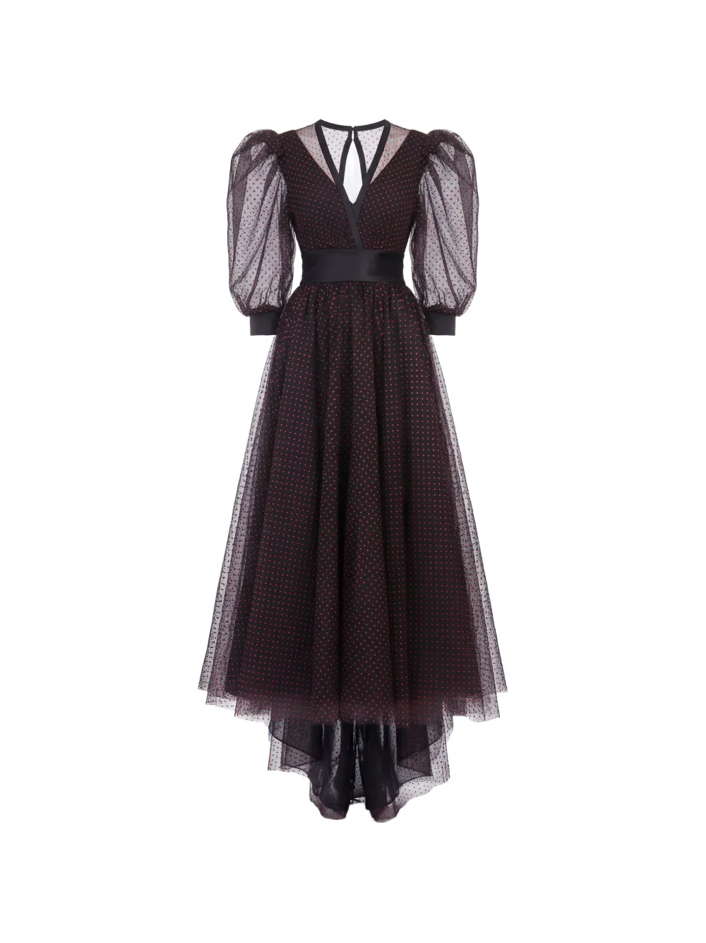 Gattinolli by Marwan polka-dot gown dress