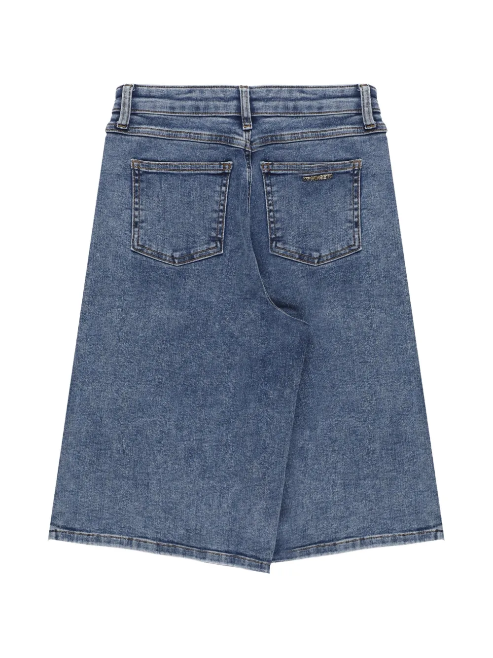 TWINSET Kids Shorts met logo Blauw