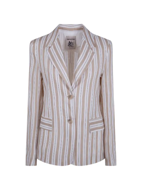 Semicouture Kitty striped blazer