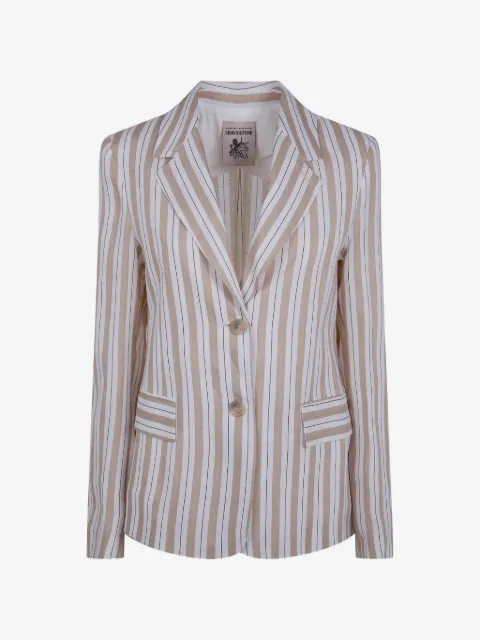 Semicouture Kitty striped blazer