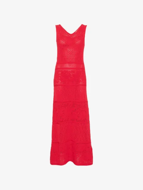 Blugirl vestido largo con cuello en V