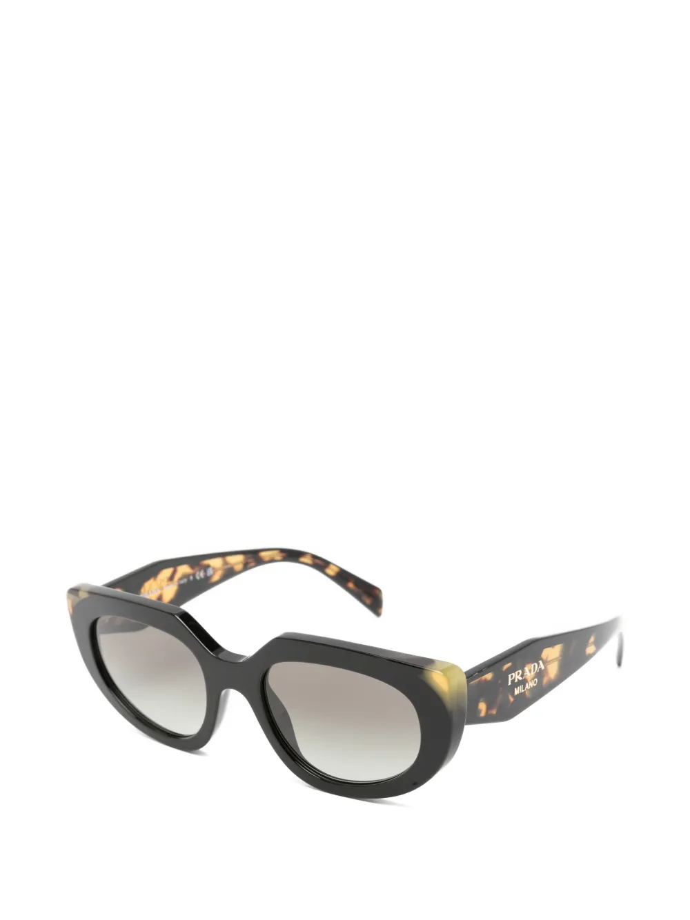 Prada Eyewear D02 zonnebril Zwart