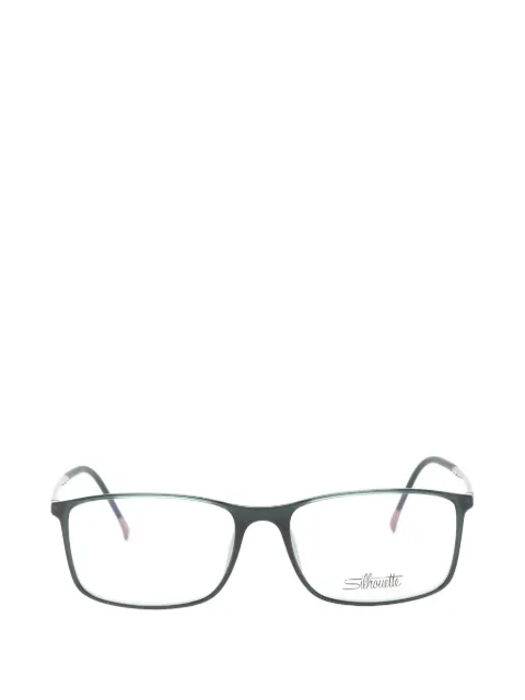 Silhouette rectangle-frame glasses