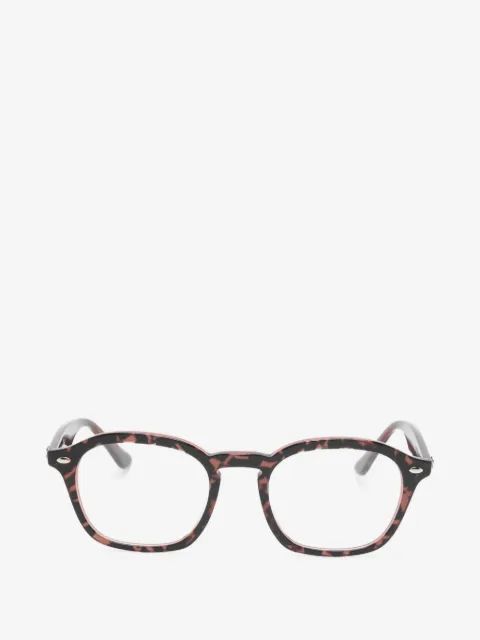 Ray-Ban lentes con armazón cuadrada estilo carey