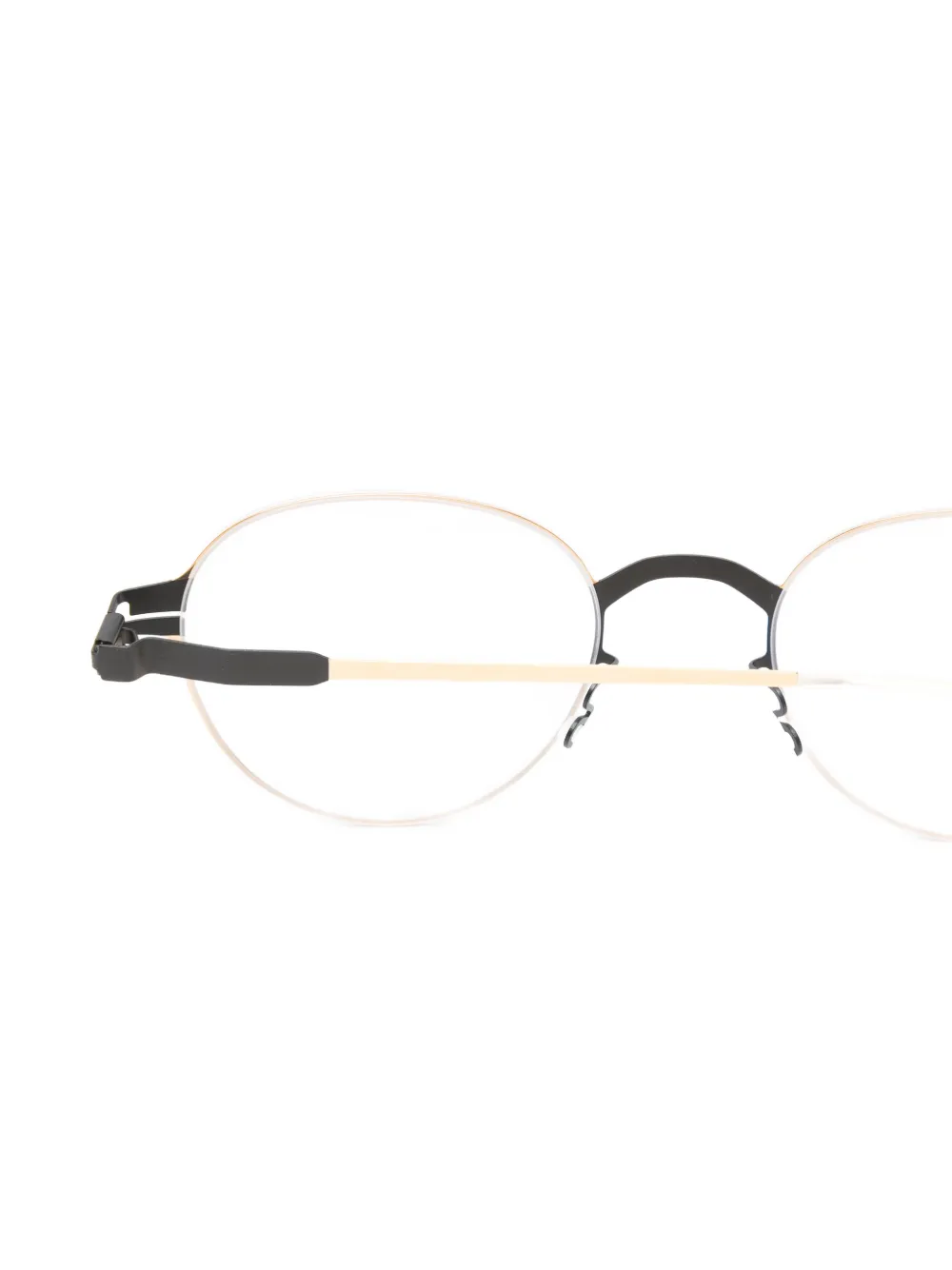 Mykita Selby bril met rond montuur Beige