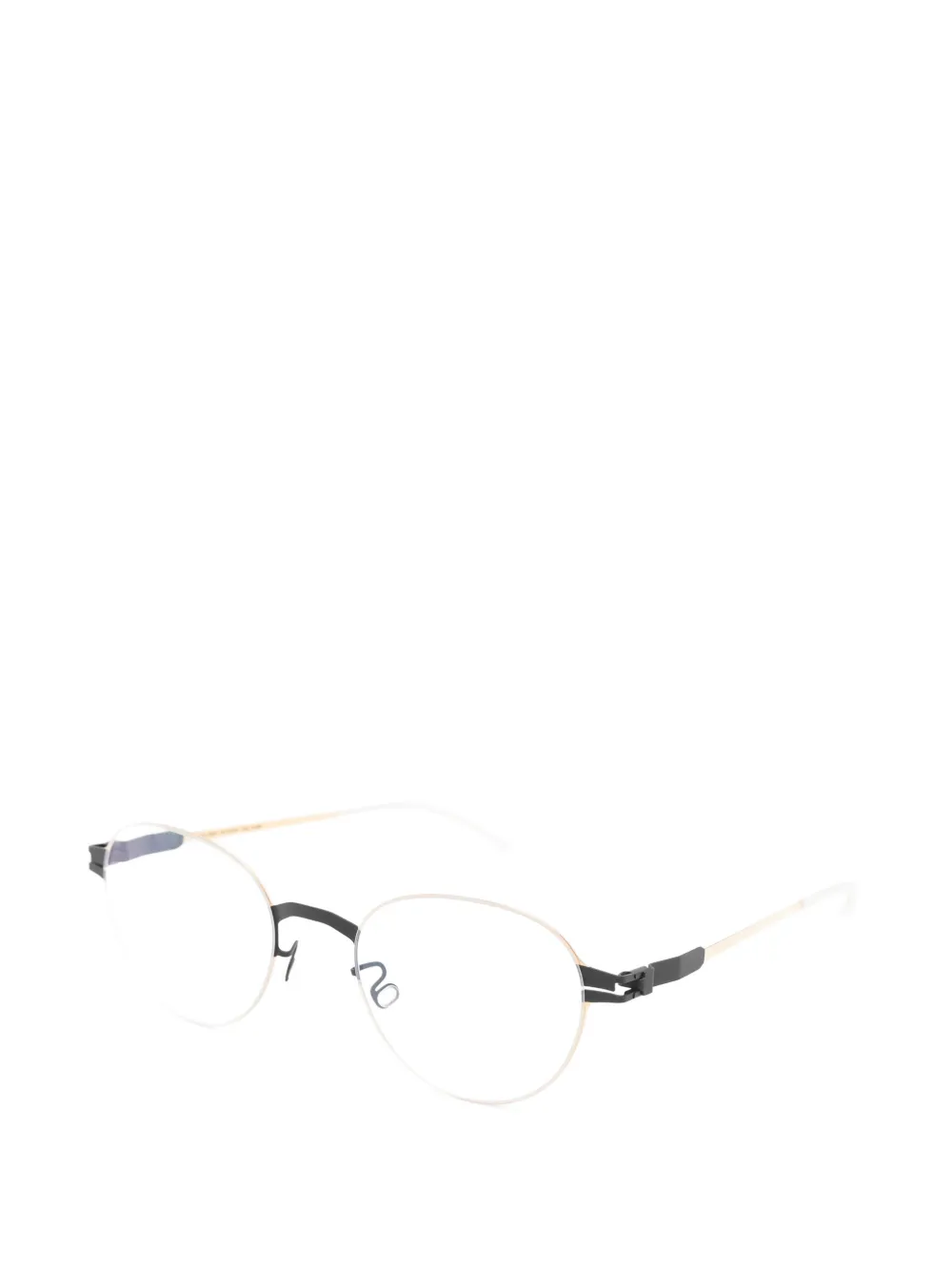 Mykita Selby bril met rond montuur Beige