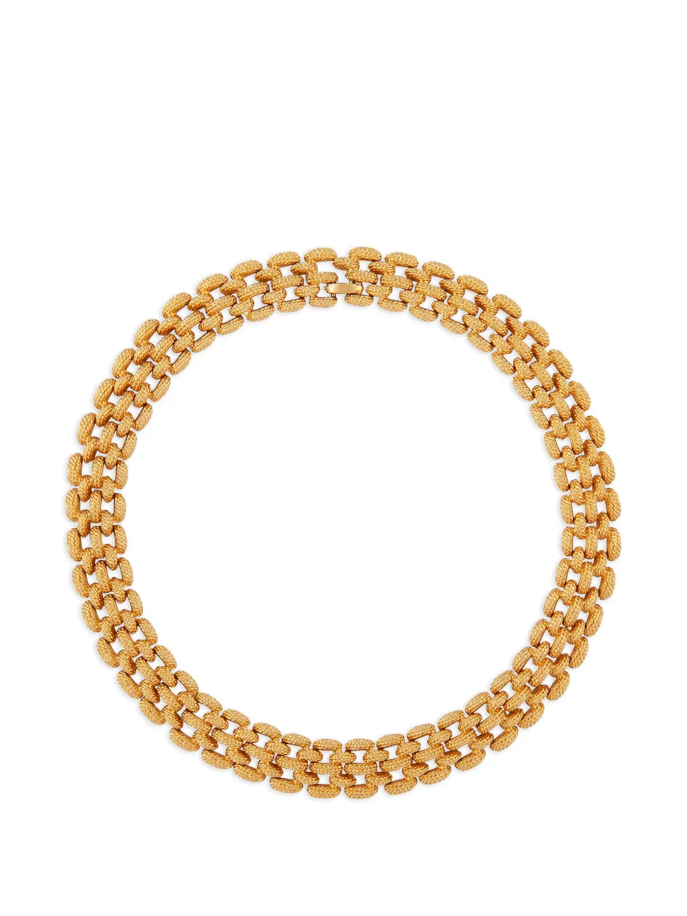 Monet Pre-Owned 1970 cut-out necklace - Oro