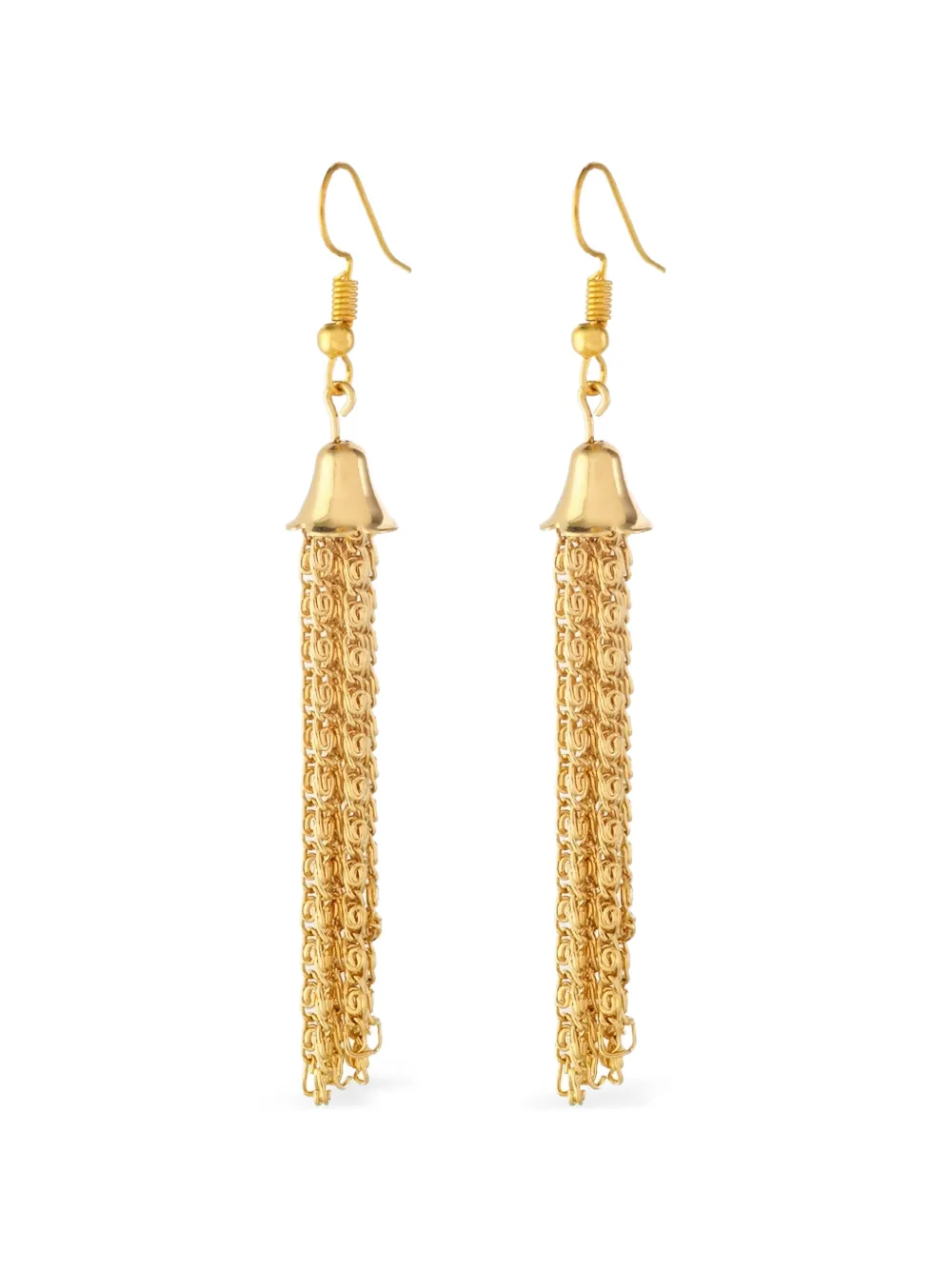 Nina Ricci Pre-Owned 1980 tasselled earrings - Oro