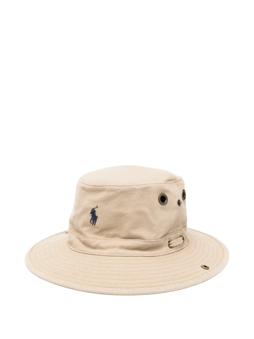 Polo Ralph Lauren logo-embroidered bucket hat - Toni neutri