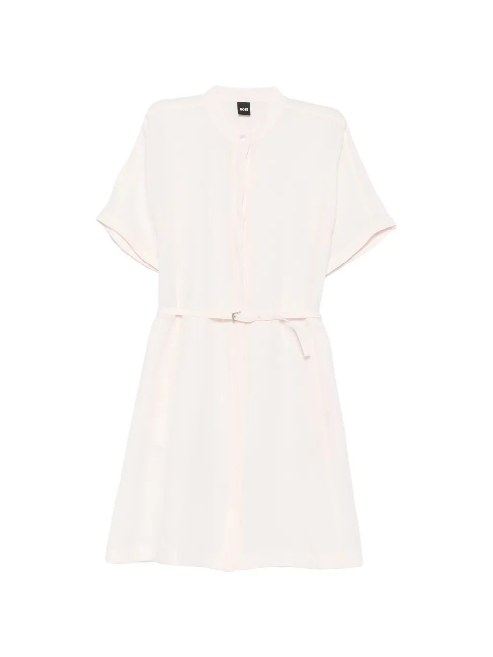 BOSS Dalinia belted short-sleeve mini dress - Rosa