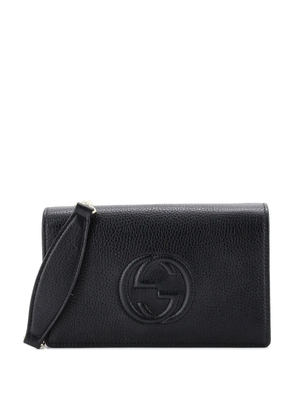 Gucci Pre-Owned Soho Wallet on Chain Leather crossbody bag - Nero