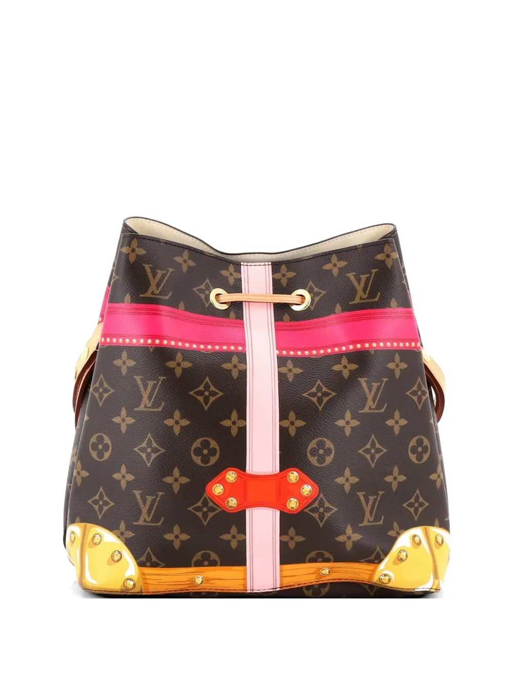 Louis Vuitton Pre-Owned NeoNoe Handbag Limited Edition Summer Trunks Monogram Canvas bucket bag - Marrone