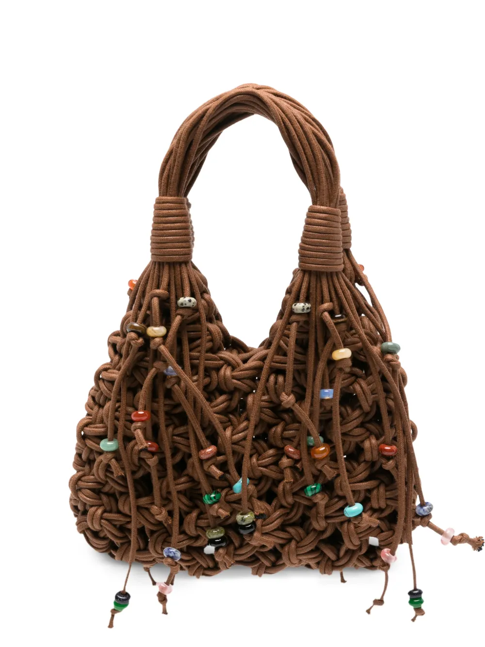 Hibourama Borsa tote Vannifique Desert Stone mini - Marrone