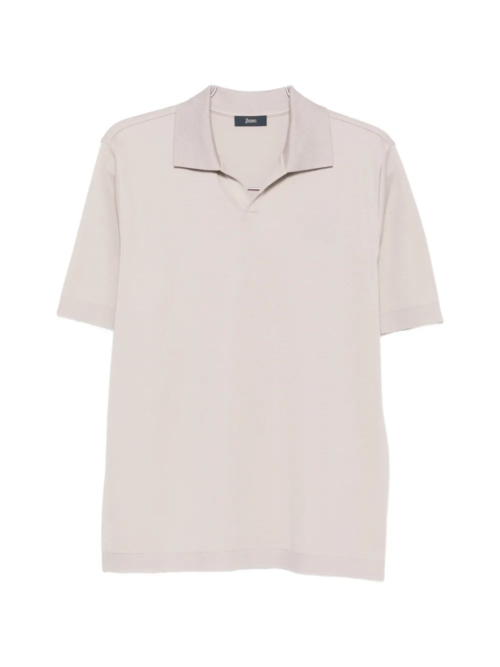 Herno polo-collar T-shirt - Grigio