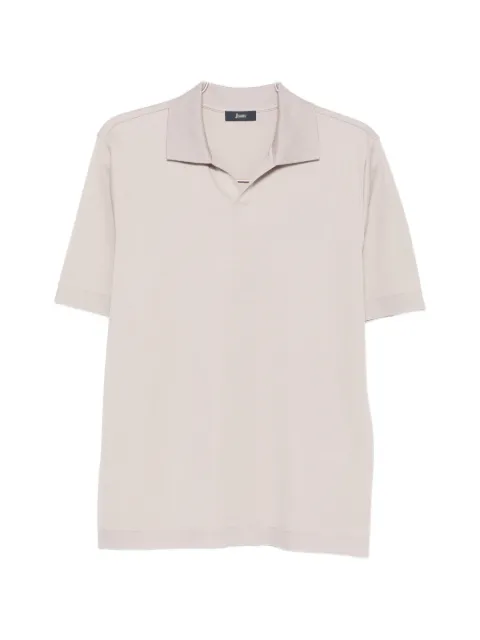 Herno polo-collar T-shirt