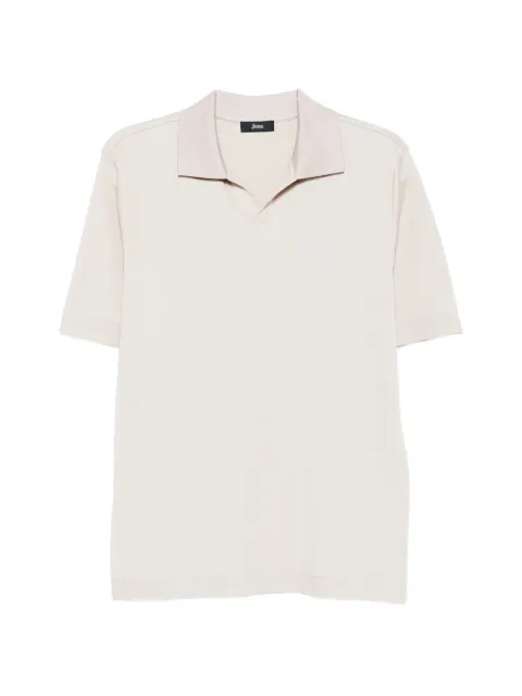 Herno polo-collar T-shirt