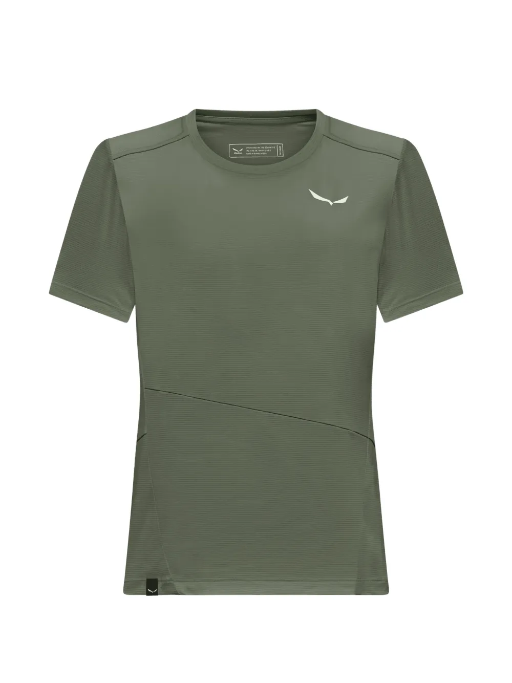 Salewa Puez logo-print panelled T-shirt - Grün