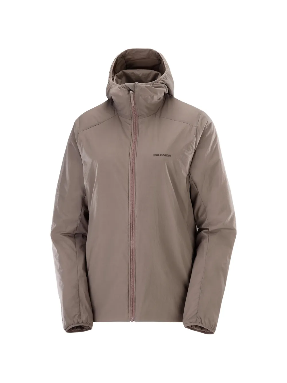 Salomon logo-print hooded jacket - Grigio