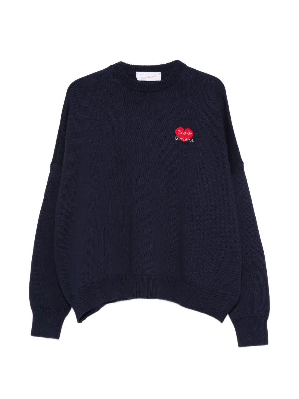 Giada Benincasa Summer Heartbeat embroidered sweater - Blu