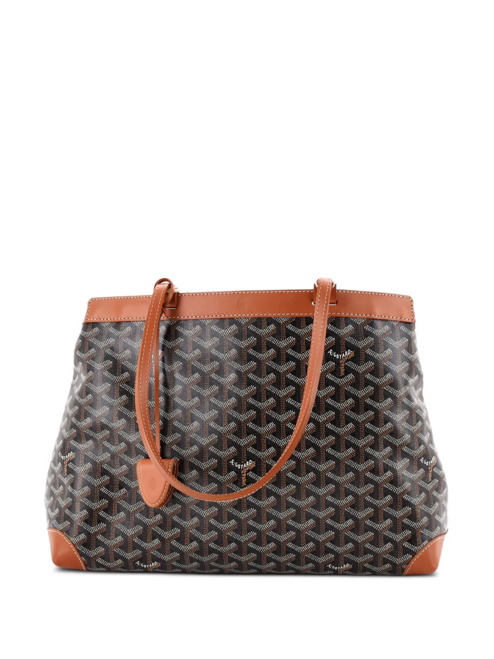 Goyard Pre-Owned Borsa tote Bellechasse PM in tela cerata - Marrone