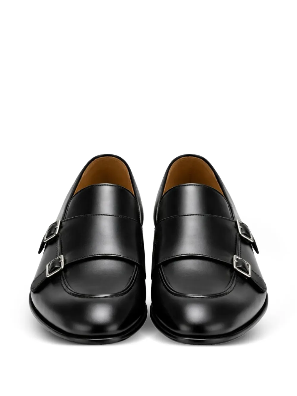 FRANZESE COLLECTION Gagà Napoletano double-buckle monk shoes Zwart