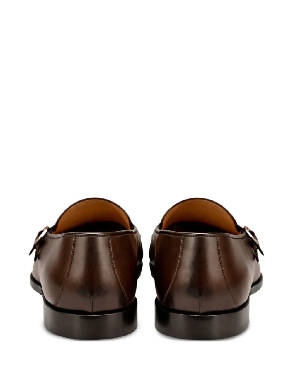 FRANZESE COLLECTION Gagà Napoletano double-buckle monk shoes Bruin