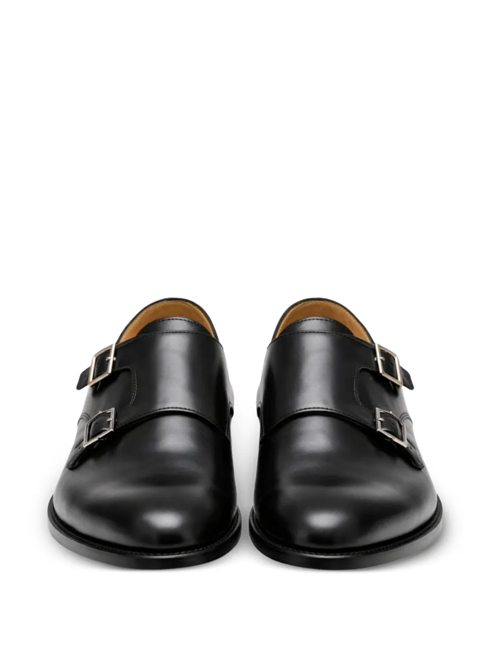 FRANZESE COLLECTION Silvio Berlusconi double-buckle monk shoes Zwart