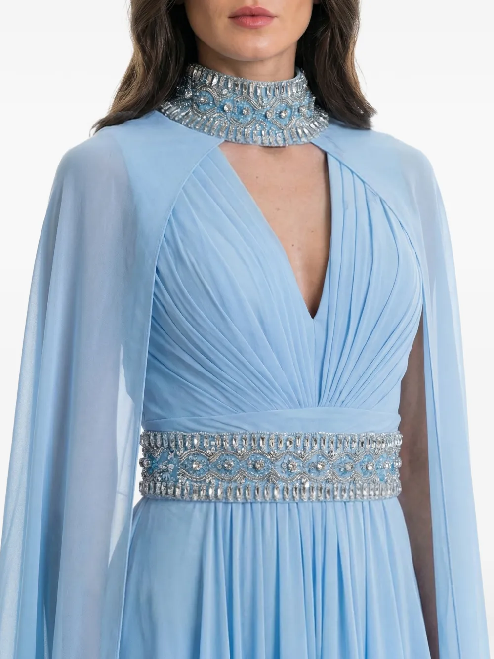Gattinolli by Marwan Verfraaide maxi-jurk Blauw
