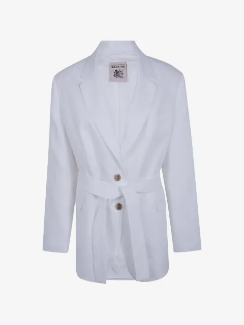 Semicouture belted blazer
