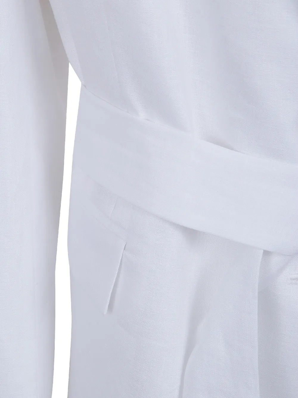 Semicouture Blazer met ceintuur Wit