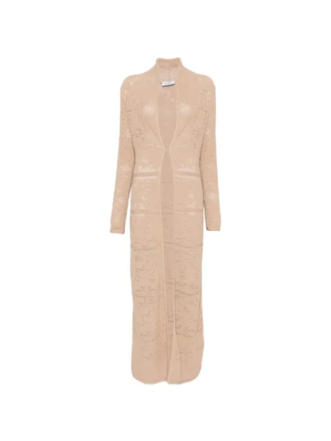 Blugirl crochet-knit long-line cardigan
