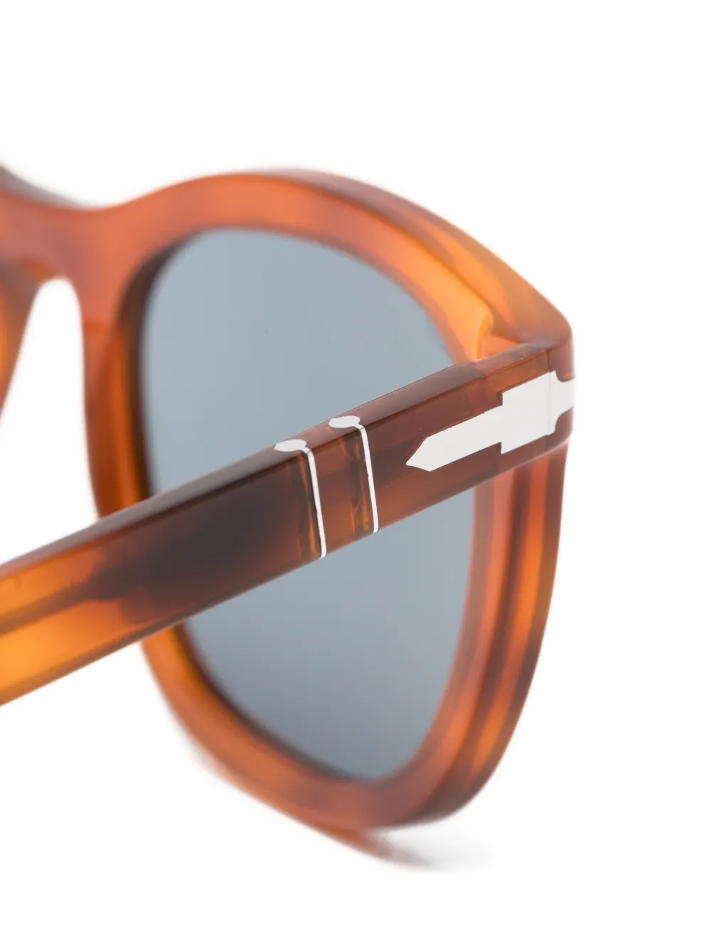 Persol Zonnebril met vierkant montuur Bruin